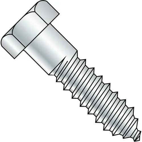 1/2X1 1/2 Hex Lag Screw Zinc Gimlet Point, Pkg of 200 Price Drop