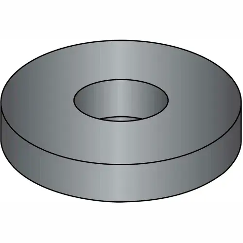 Instant Buy 1/4" Flat Washer - Steel - Black Oxide - USS - Pkg of 25 Lbs.