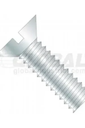Cheap 8-32 X 3/4 Slotted Flat Head Machine Screw, Pack of 100