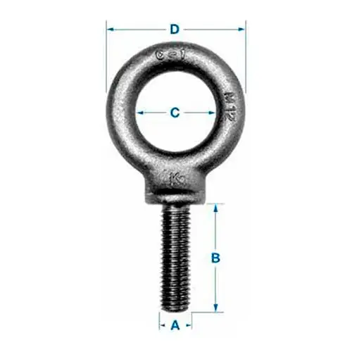 Latest Ken Forging M6 - Eyebolt - Metric - Shoulder Pattern - M6 x 1.00 - Made In USA