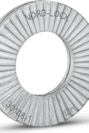 Nord-Lock 1537 Wedge Locking Washer - Carbon Steel - Zinc - M16 (5/8") - Large O.D. - Pkg of 4 Popular