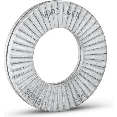 Nord-Lock 1537 Wedge Locking Washer - Carbon Steel - Zinc - M16 (5/8") - Large O.D. - Pkg of 4 Popular