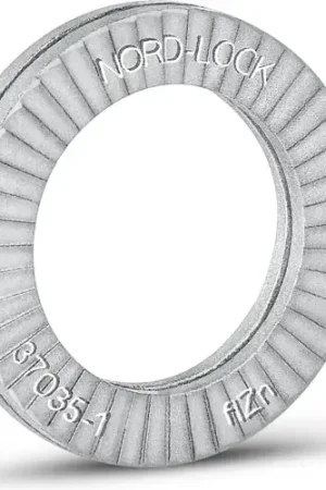 In Demand Nord-Lock 1530 Wedge Locking Washer - Carbon Steel - Zinc Flake Coated - M12 - Pkg of 10