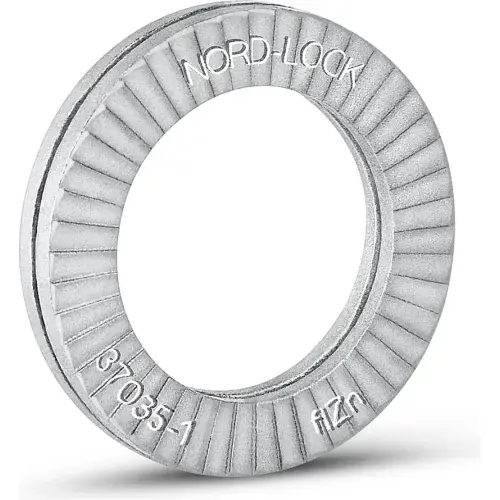 In Demand Nord-Lock 1530 Wedge Locking Washer - Carbon Steel - Zinc Flake Coated - M12 - Pkg of 10