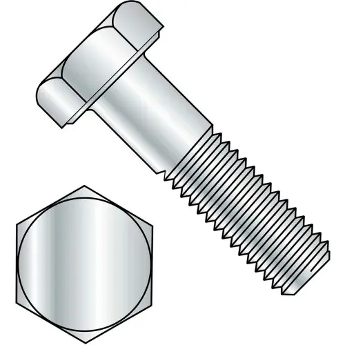 Hex Bolt - 1/4-20 x 3/4" - Grade A - Steel - Zinc CR+3 - UNC - FT - A307, Pack of 100 Latest