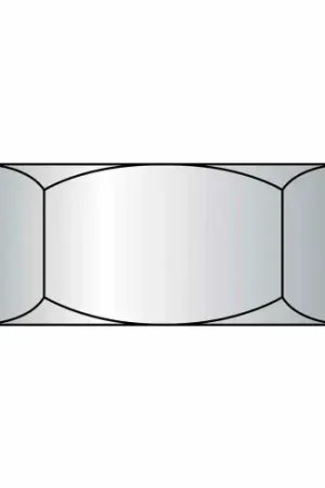 2H Heavy Hex Nut - 1-8 - Med. Carbon Steel - Plain - UNC - ASTM A194, SA 194, Pack of 40 New Arrival