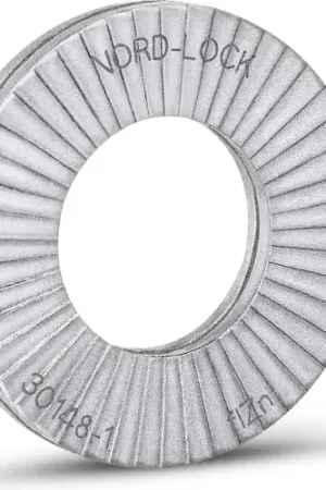 Same Day Shipping Nord-Lock 2148 Wedge Locking Washer - Carbon Steel-Delta Protekt Coated - 1/4" Large O.D.-Pkg of 200