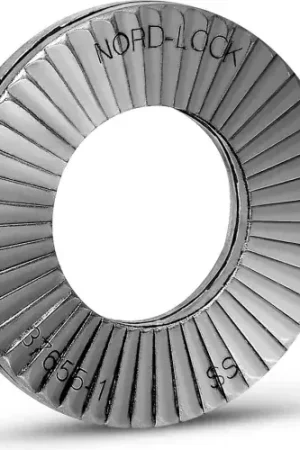 Nord-Lock 1071 Wedge Locking Washer - 316 Stainless Steel - M3.5 ( 6) - Large O.D. - Pkg of 200 Special Discount