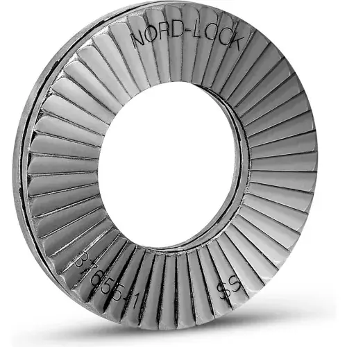 Nord-Lock 1071 Wedge Locking Washer - 316 Stainless Steel - M3.5 ( 6) - Large O.D. - Pkg of 200 Special Discount