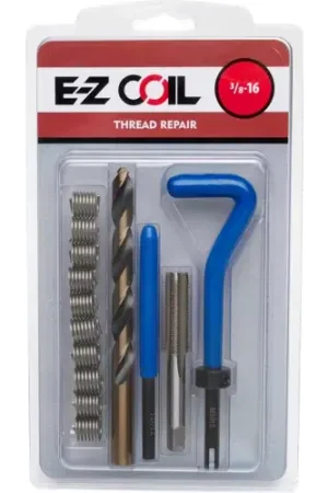 Standard Coil Thread Repair Kit For Metal - 3/8-16 x 1.5D Instant Buy