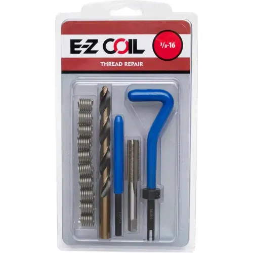 Standard Coil Thread Repair Kit For Metal - 3/8-16 x 1.5D Instant Buy