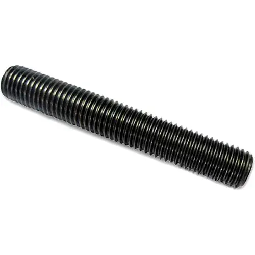Popular 1/4-20 x 3" Plain Finish Low Carbon Fully Threaded Stud - Package Qty 100