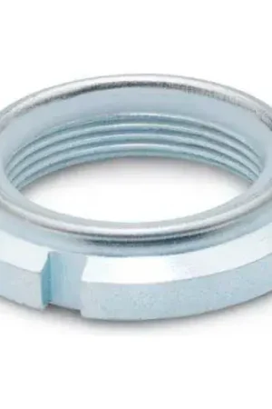 J.W. Winco GN 1804.1 Slotted Spanner Lock Nuts, Steel, with Polyamide Insert, Zinc Plated, M45 X 1.5 While Supplies Last