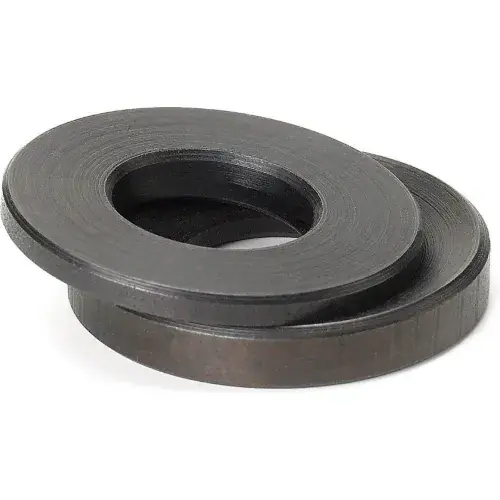Popular 2-1/2" Spherical Washer Set - 4-1/2" O.D. - 7/8" Thick - Steel - Black Oxide - SP-14