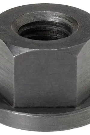 Buy Online 1/2-13 Hex Flange Nut - 7/8" Hex - 1-1/8" Flange Dia. - 11/16" Height - Steel - Black Oxide - CN-20