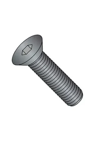 Top Pick M8 x 1.25 x 25mm Flat Socket Cap Screw - Steel - Black Oxide - DIN 125B - Class 10.9 - Pkg of 100