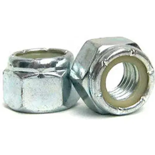 Deal M6 x 1.0 - Nylon Insert Lock Nut - 304 Stainless Steel - DIN 985 - Pkg of 100
