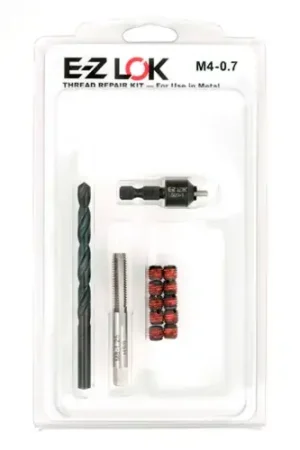 E-Z LOK™ Thread Repair Kit for Metal - Standard Wall - M4-0.7 x M8-1.25 - EZ-450-4 Limited Time