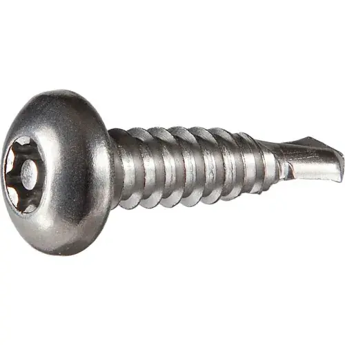 Discount 10AB x 3/4" Security Self-Drilling Screw - Pan Torx Head - 410 Stainless Steel - 100 Pk