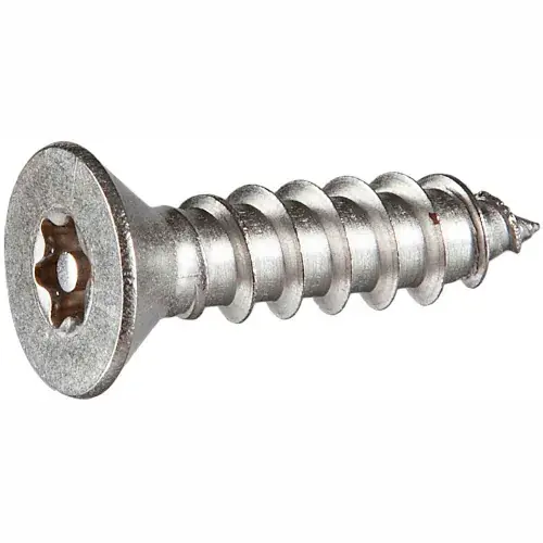 12AB x 2-1/2" Security Sheet Metal Screw - Flat Torx Head - 18-8 Stainless Steel - Pkg of 50 Crafted