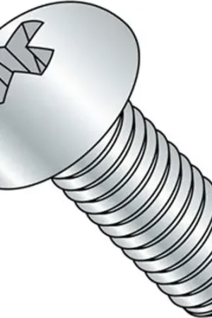 1/4-20 x 1/2" Machine Screw - Round Head - Phillips - Steel - Zinc CR+3 - FT, Pack of 100 Markdown