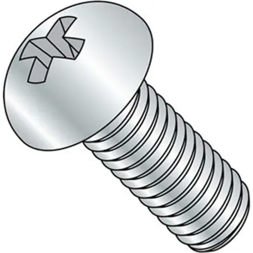 10-24 x 2" Machine Screw - Round Head - Phillips - Steel - Zinc CR+3 - FT, Pack of 100 Don't Miss Out