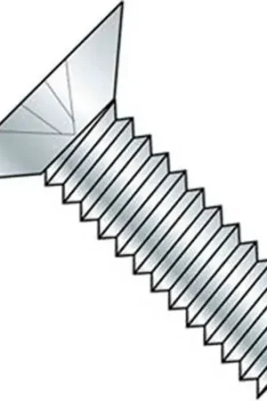10-32 x 2" Machine Screw - Flat Head - Phillips - Steel - Zinc CR+3 - FT, Pack of 100 Low Price