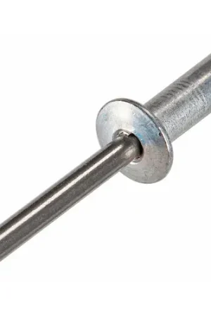 Same Day Shipping Pop Blind Rivet - 1/8 x 4-5 - Button Head - Up to 5/16" Grip - Aluminum/Steel - USA - Pkg of 500