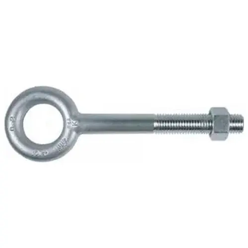 Markdown Nut Eyebolt - 5/16-18 x 3-1/4"L - 5/8" I.D. - 1-1/4" O.D. - Plain Pattern - Carbon Steel