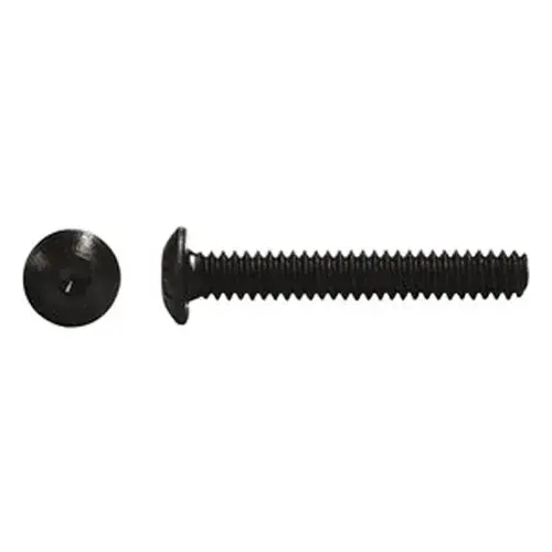 8-32 x 1/4" Button Socket Cap Screw - Steel - Black Oxide - UNC - Pkg of 100 - Holo-Krome 64016 Deal
