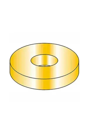 3/4" Flat Washer - SAE - Extra Thick - 13/16" I.D. - Steel - Yellow Zinc - Grade 8 - Pkg of 25 Hot Picks