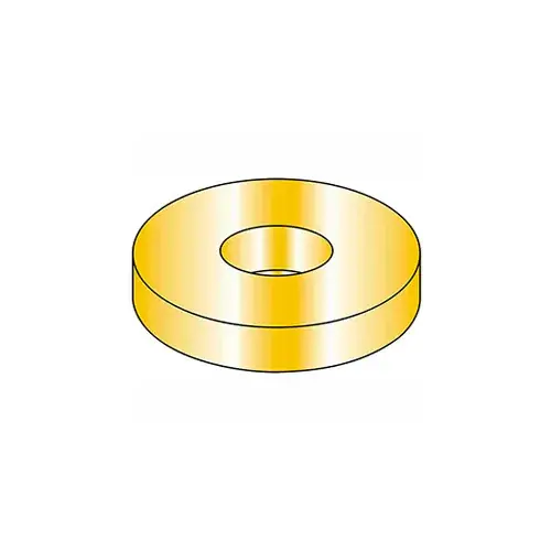 Special Offer 1/2" Flat Washer - USS - 9/16" I.D. - .156/.188" Thick - Steel - Yellow Zinc - Grade 8 - 50 Pk