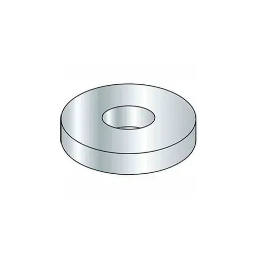 12 Flat Washer - SAE - 1/4" I.D. - Steel - Zinc - Grade 2 - Pkg of 100 Clearance