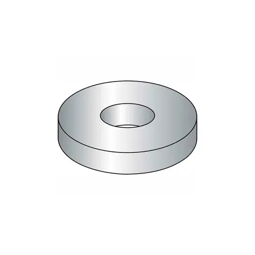 10 Flat Washer - SAE - 7/32" I.D. - Steel - Zinc Plated - Grade 2 - Pkg of 100 Fast Shipping