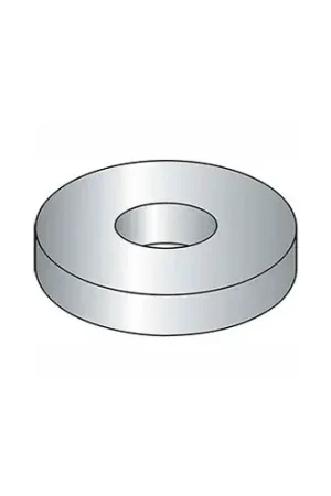 1/4" Flat Washer - USS - 5/16" I.D. - .051/.08" Thick - Steel - Zinc - Grade 2 - Pkg of 100 Clearance