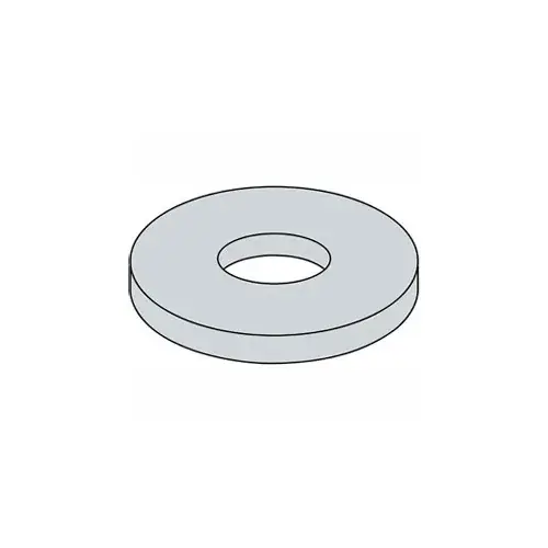 3/8" Fender Washer - .41" I.D. - .047/.08" Thick - Steel - Zinc - Grade 2 - Pkg of 100 Trusted Brand
