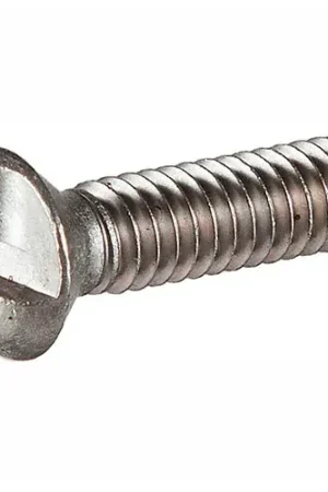 Secure Checkout 10-24 x 1" Security Machine Screw - Oval One-Way Head - Steel - Zinc - FT - UNC - USA - 100 Pk