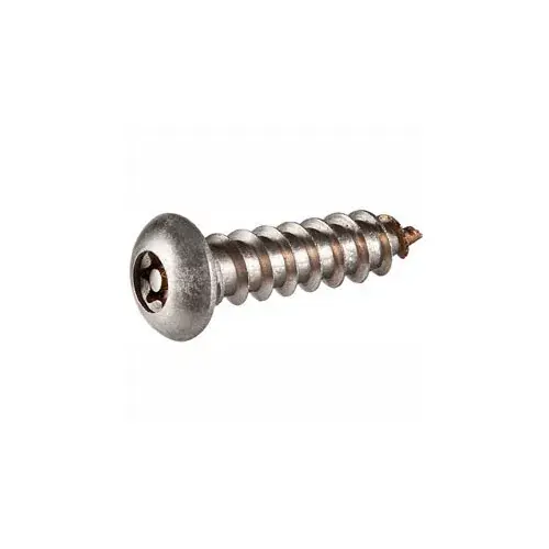 14AB x 2" Security Sheet Metal Screw - Button Torx Head - 302HQ Stainless Steel - FT - USA - 100 Pk In Demand