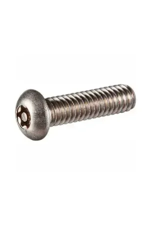 8-32 x 2" Security Machine Screw - Button Torx Head - 302HQ Stainless Steel - FT - UNC - 100 Pk Buy Direct