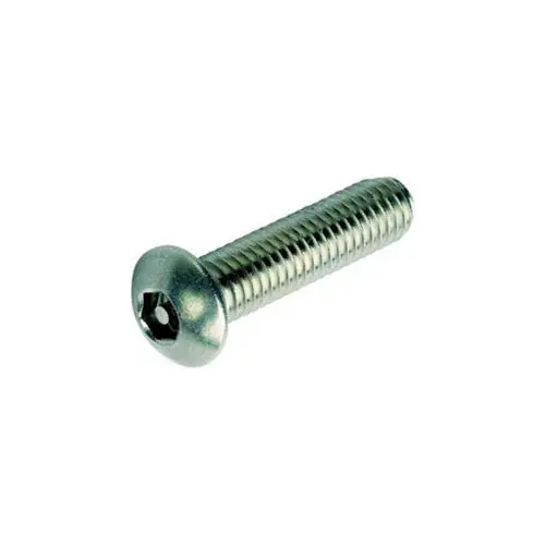 4-40 x 3/8" Security Machine Screw - Button Hex Socket Head - 302HQ/18-8 SS - FT - UNC - 100 Pk Fan Favorite