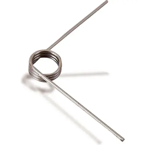Order Now 90° Torsion Spring - 0.235" Coil Dia. - 0.025" Wire Dia. - Wound Right - 302 Stainless Steel