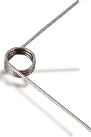 Certified 90° Torsion Spring - 0.16" Coil Dia. - 0.017" Wire Dia. - Wound Right - 302 Stainless Steel