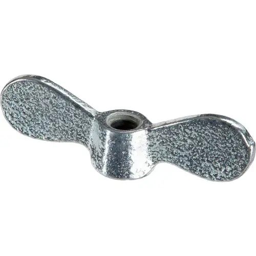 Discount 5/16-18 Wing Nut - 2-1/2" Wide - 9/16" Base Dia. - Steel - Plain - USA - Pkg of 25