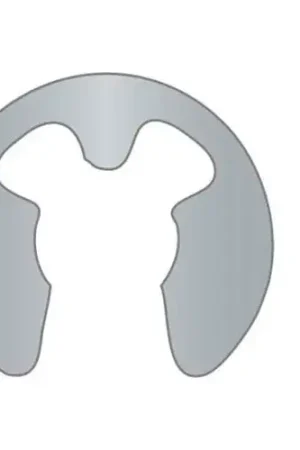 External E-Clip - 6mm Shaft Dia. - 15-7 Stainless Steel - Passivated - DIN 6799 - Pkg Qty 100 New Release