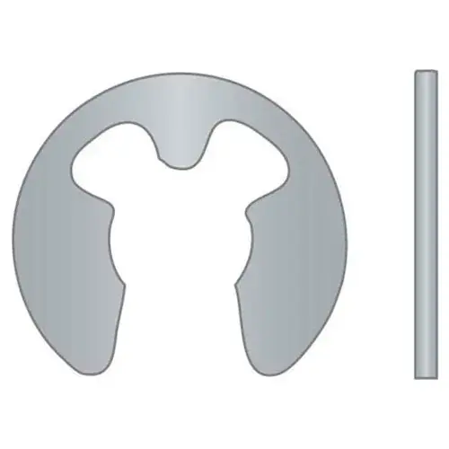 External E-Clip - 6mm Shaft Dia. - 15-7 Stainless Steel - Passivated - DIN 6799 - Pkg Qty 100 New Release