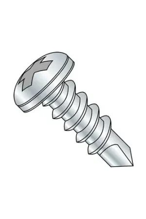 Best Price 1/4-14 x 2-1/2" Self-Drilling Screw - Phillips Pan Head - 410 Stainless Steel - FT, Pack of 100