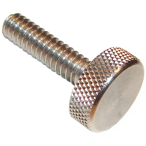 Precision Thumb Screw - 1/4-20 - 1" Thread - 3/4" Head Dia. - 3/16" Head H - SS - Pkg of 5 Premium