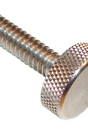 Precision Thumb Screw - 10-32 - 1-1/4" Thread - 3/4" Head Dia. - 3/16" Head H - SS - Pkg of 5 Weekend Sale
