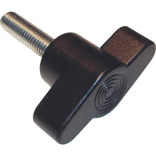 Brand New Plastic Head T-Knob Thumb Screw - M8 x 1.25 - 30mm Thread - 45mm Head Dia. - 24mm Head H - Pkg of 5
