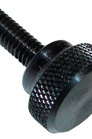 Secure Checkout Precision Thumb Screw w/ Shoulder - M5 x 0.8 - 9mm Thread - 11.1mm Head Dia. - Steel - Pkg of 5